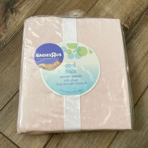 Pink crib sheets. Never used